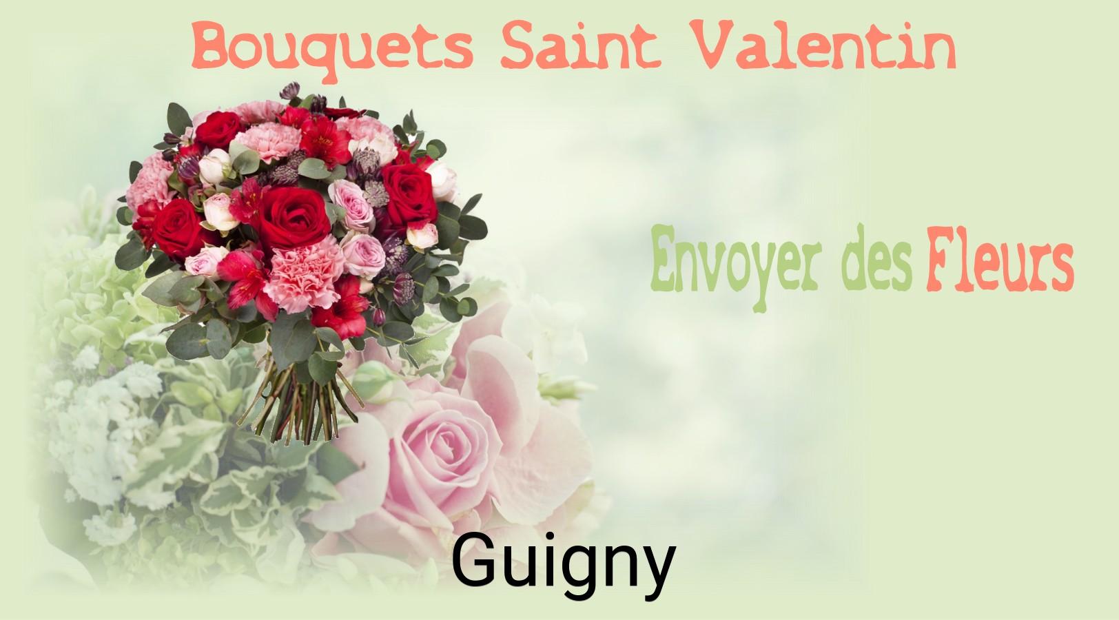 Roses de Saint-Valentin livrées à Guigny